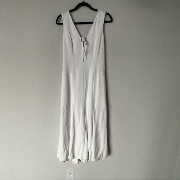 NWT High End Brand HANSCOOL V-Neck Midi Dress - Picture 8 of 11